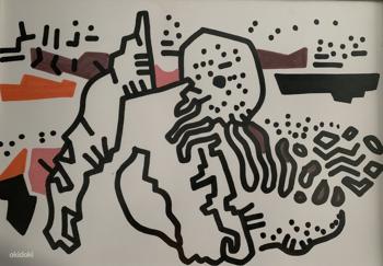 Jüri Kask. Abstraktne kompositsioon II, 1998