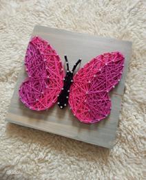 Niidikunst / String art / Käsitöökomplekt lastele