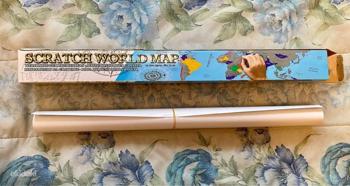 Uus kraabitav turismi maailmakaart 88x52 cm