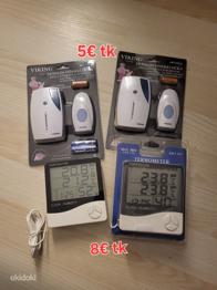 Juhtmevaba uksekell ja termomeeter