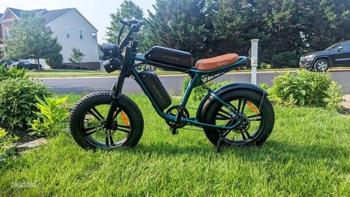Electric bike Engwe M20 1000W for rent - powerful and comfor