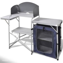 Pakun kokkupandavat alumiiniumist tuulekattega matkakööki